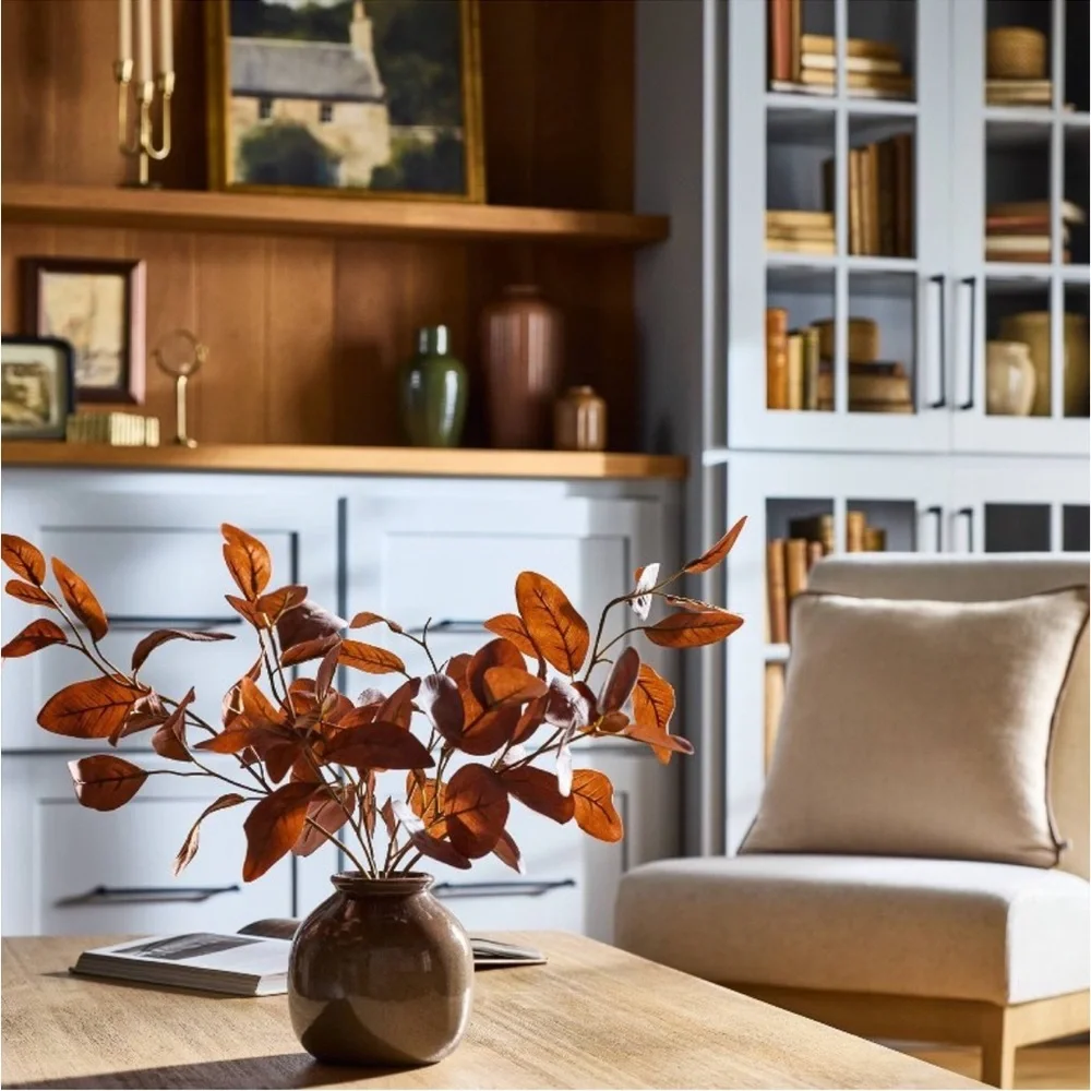 Hearth & Hand Magnolia Rusted Silver Dollar Eucalyptus Fall Arrangement